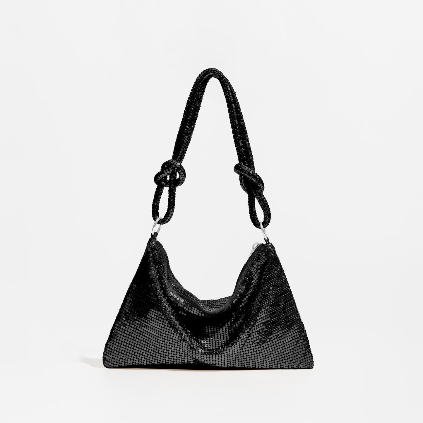 Dazzle mini hobo in chain mesh