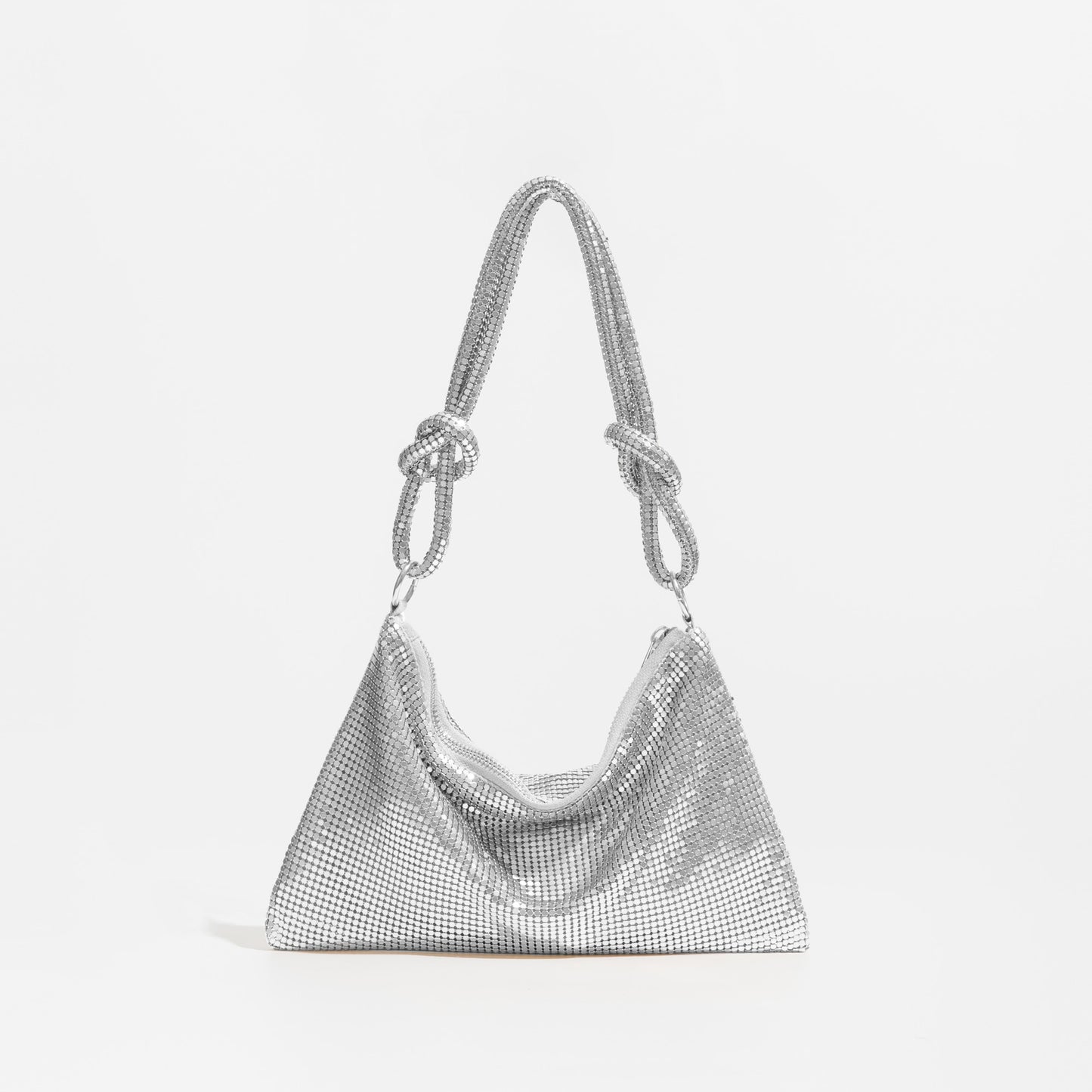 Dazzle mini hobo in chain mesh