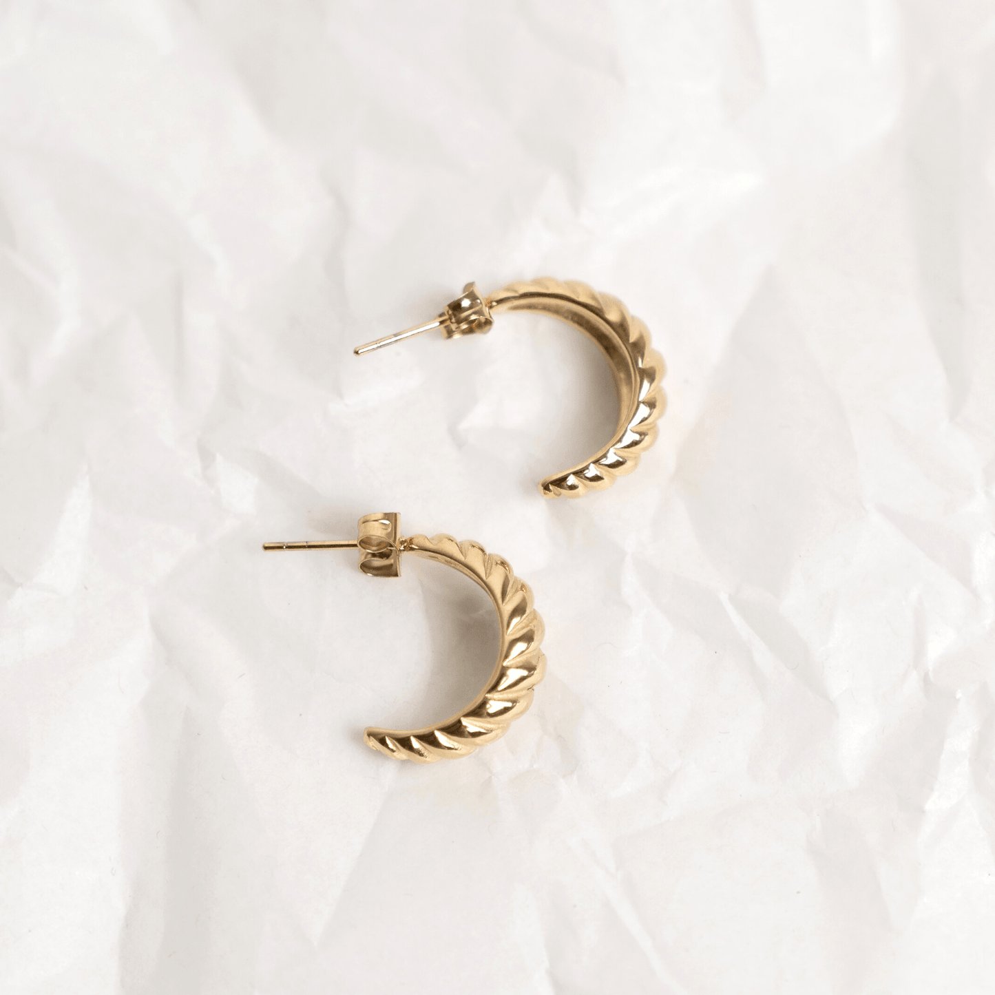 Petite Croissant Earrings